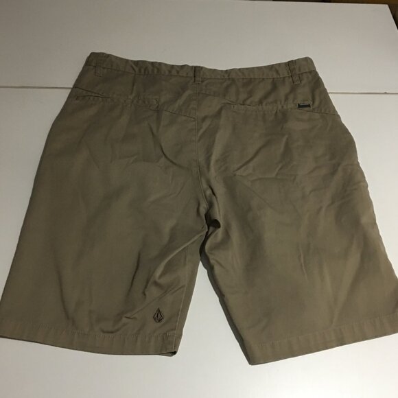 Volcom Mens Chino Shorts Size 36 Beige - Picture 3 of 9